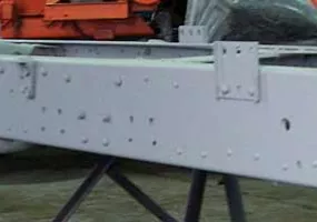 Рама 55111 с усилением по лонжеронам для переоборудования самосвала КамАЗ-55111 в КамАЗ-65115